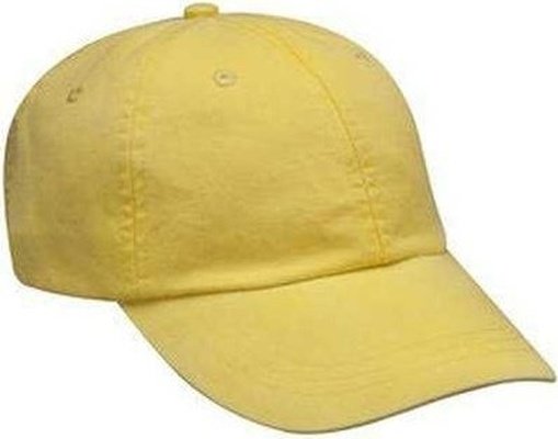 Adams Lp101 Optimum Pigment Dyed-cap - Lemon - Lime / one Size Fits Most