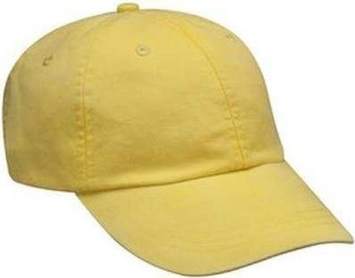 Adams Lp101 Optimum Pigment Dyed-cap - Lemon - Lime / one Size Fits Most