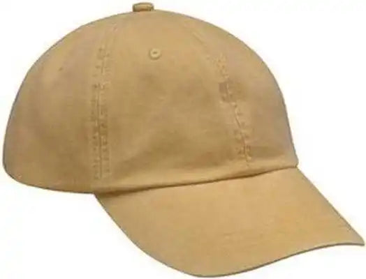 Adams Lp101 Optimum Pigment Dyed-cap - Mustard - Gold / one Size Fits Most