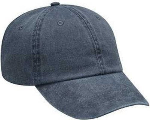 Adams Lp101 Optimum Pigment Dyed-cap - Navy - one Size Fits Most