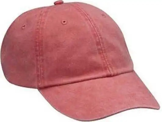 Adams Lp101 Optimum Pigment Dyed-cap - Poppy - Orange / one Size Fits Most