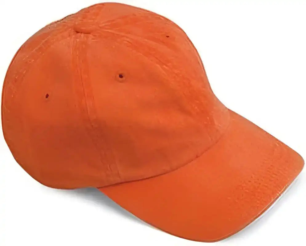 Adams Lp101 Optimum Pigment Dyed-cap - Tangerine - Orange / one Size Fits Most