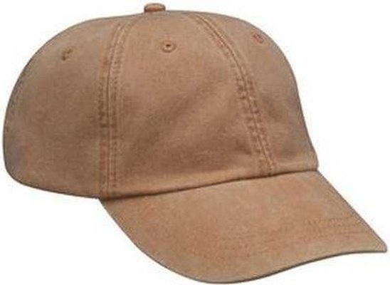 Adams Lp101 Optimum Pigment Dyed-cap - Terra Cotta - Tan / one Size Fits Most