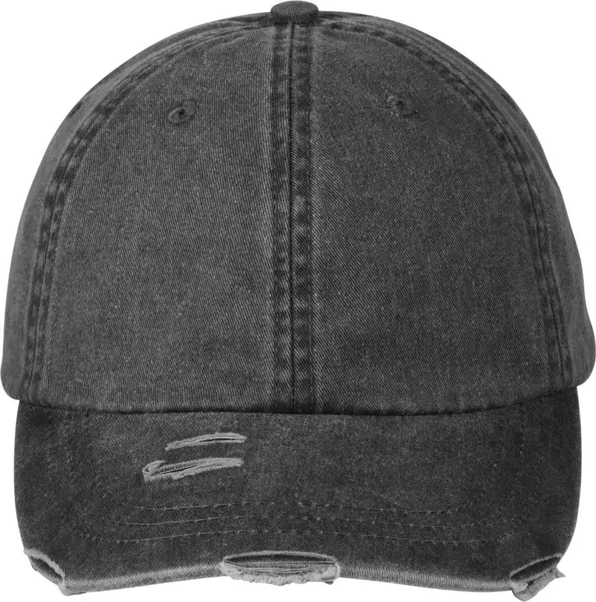 Adams Lp108 Classic Pigment Distressed Cap - Black - Os