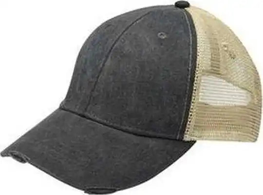 Adams Ol102 Distressed Ollie Cap - Black Tan - one Size Fits Most