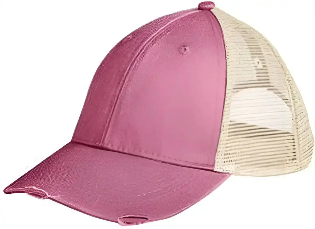 Adams Ol102 Distressed Ollie Cap Burgundy Tan Maroon / one Size Fits Most