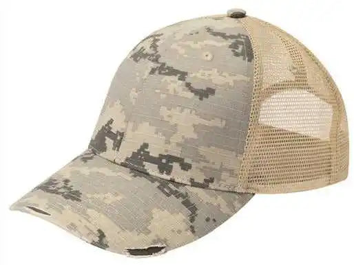 Adams Ol102 Distressed Ollie Cap - Digital Camo Tan - Light Gray / one Size Fits Most