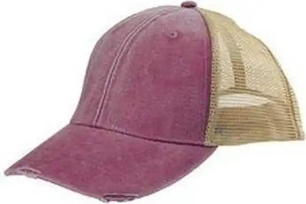 Adams Ol102 Distressed Ollie Cap Naut Red Tan / one Size Fits Most
