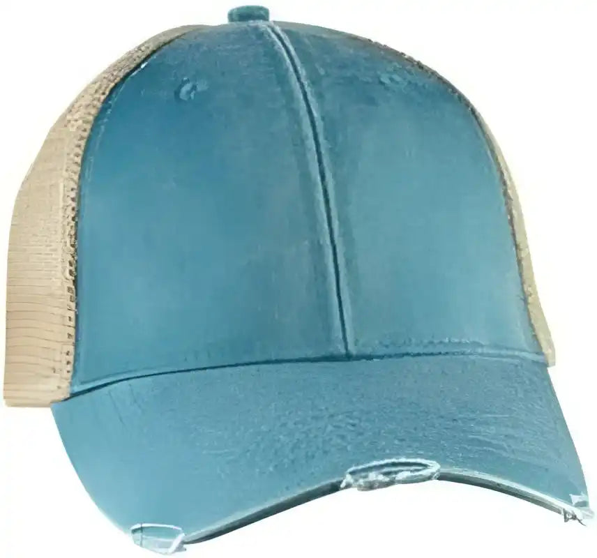 Adams Ol102 Distressed Ollie Cap Teal Tan Brown / one Size Fits Most