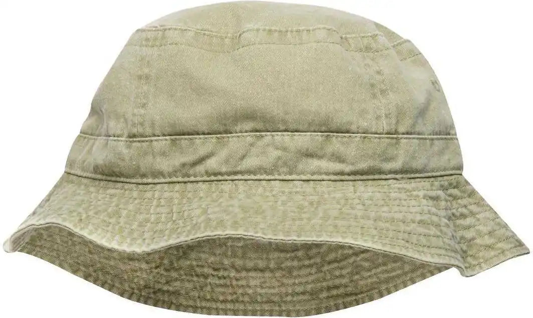 Adams Va101 Vacationer Pigment Dyed Bucket Hat - Khaki - l
