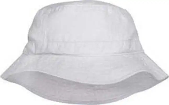 Adams Va101 Vacationer Pigment Dyed Bucket Hat - White