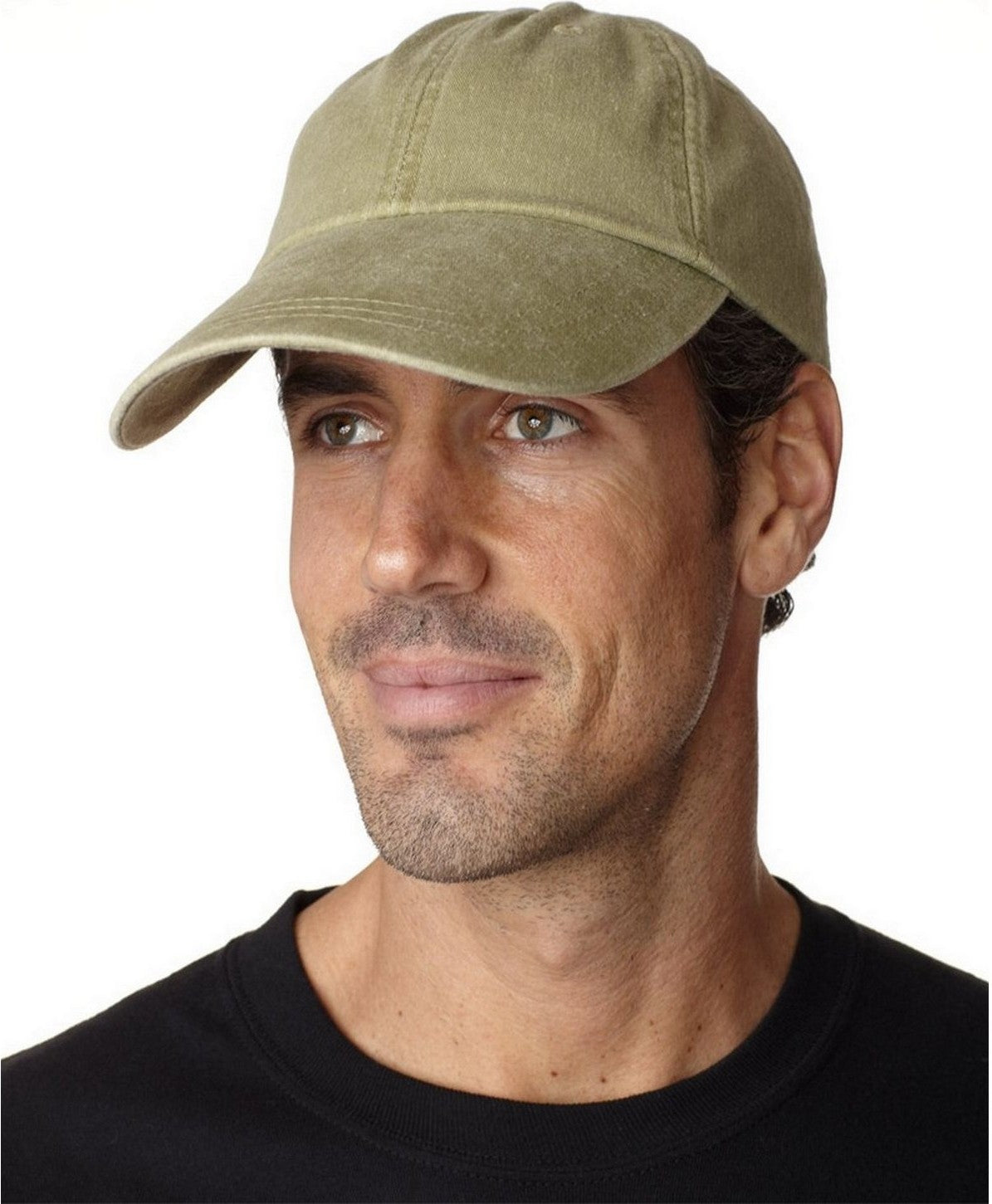 Adams Headwear PDSB101 Pigment-Dyed Sunbuster Cap - SB101 - Khaki