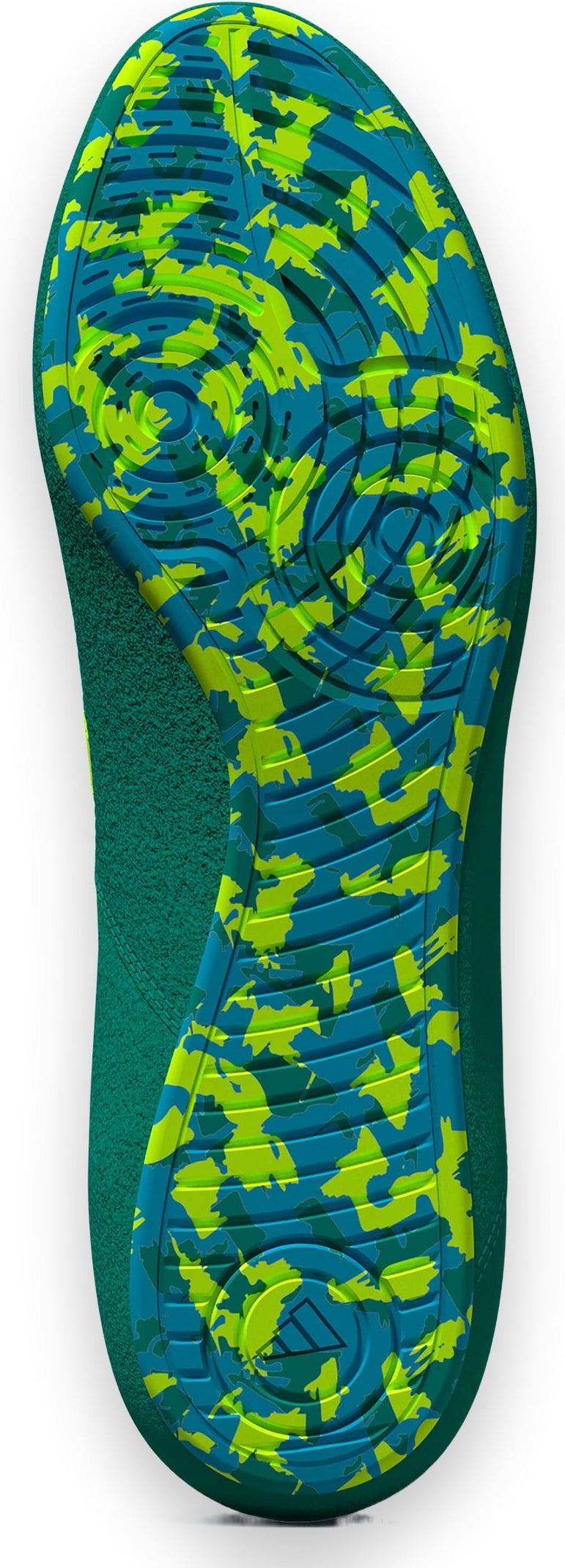 Adidas 221 Hvc 2 Wrestling Shoes - Teal Solar Green Cyan