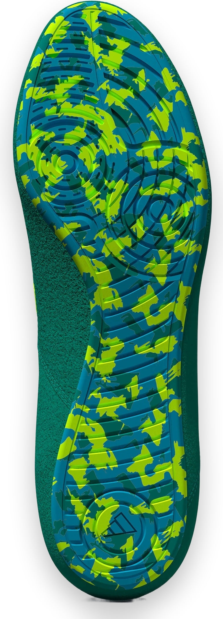 Adidas 221 Hvc 2 Wrestling Shoes - Teal Solar Green Cyan
