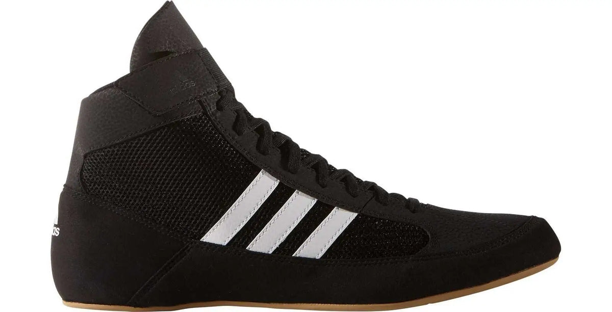 Adidas 221 Hvc 2 Youth Wrestling Shoes - Black White Gum
