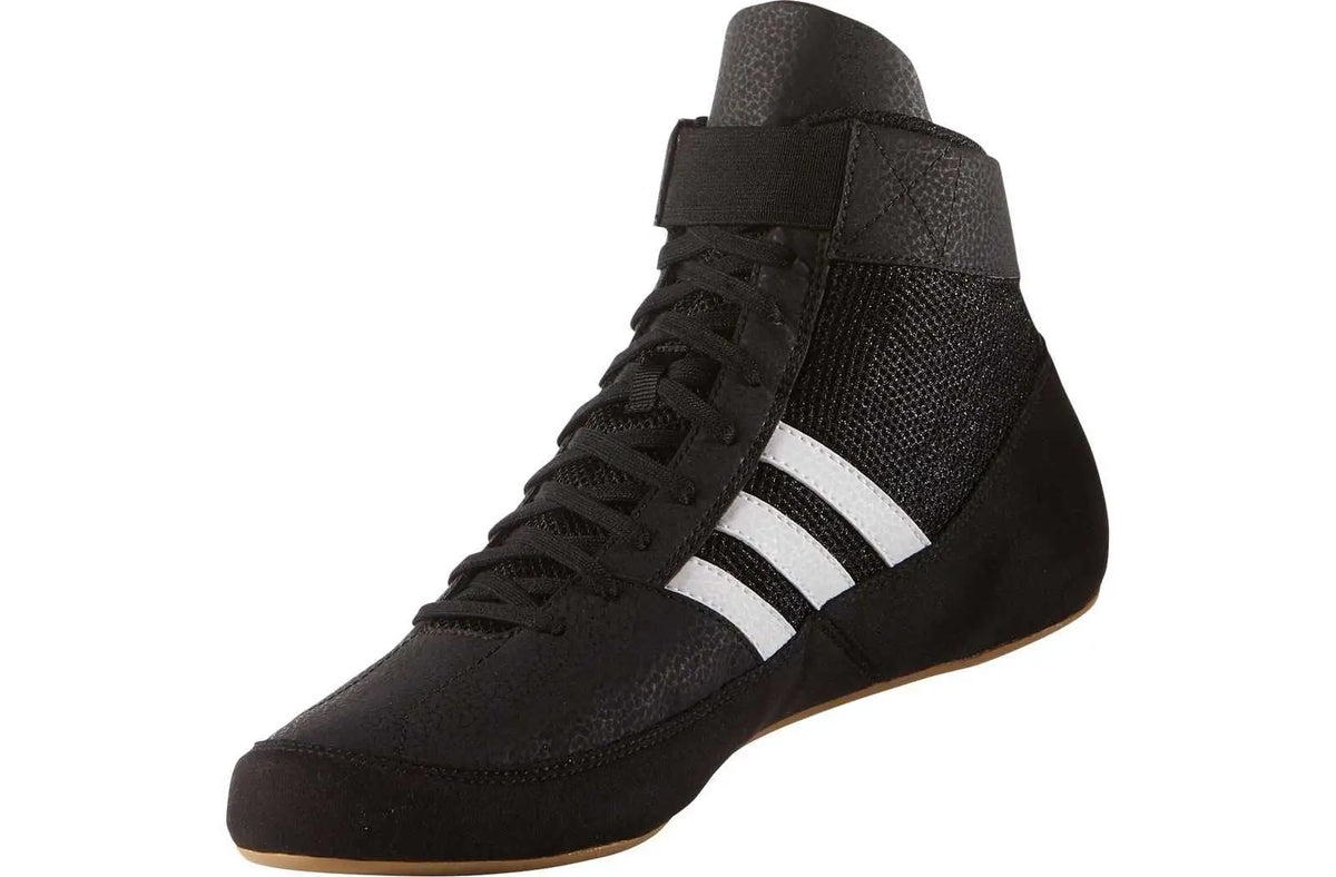 Adidas 221 Hvc 2 Youth Wrestling Shoes - Black White Gum