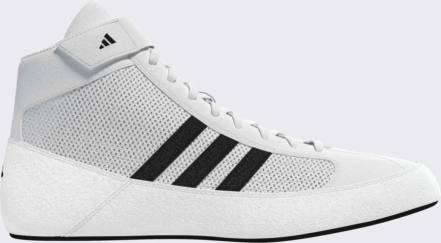 Adidas 221 Hvc 2 Youth Wrestling Shoes - White Black