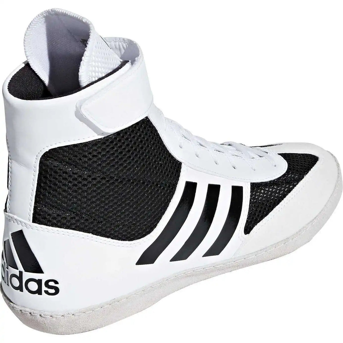 Adidas 223 Adizero Varner Wrestling Shoes - Black White
