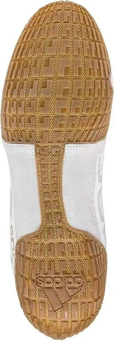Adidas 223 Adizero Varner Wrestling Shoes - White Vegas Gum