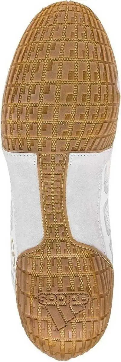 Adidas 223 Adizero Varner Wrestling Shoes - White Vegas Gum