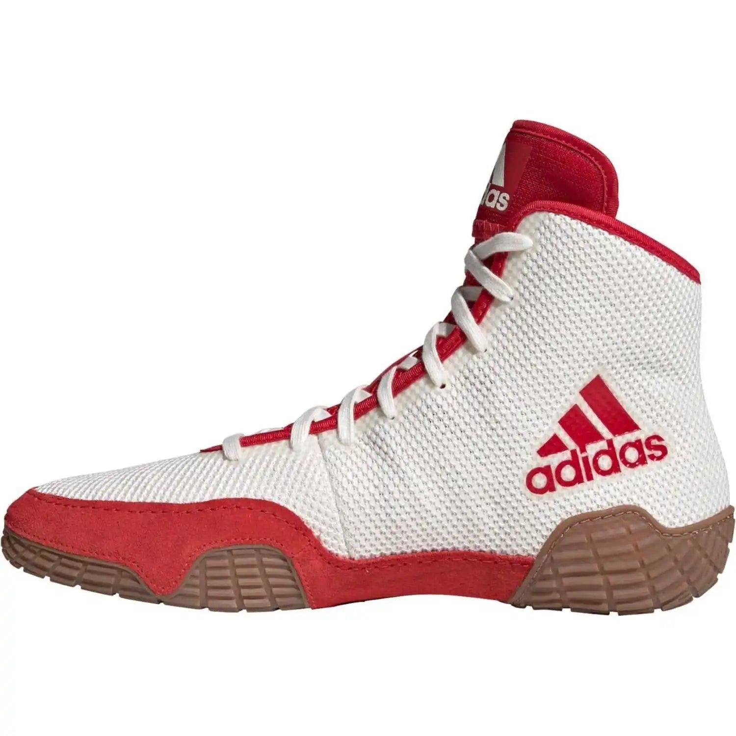 Adidas 230 Tech Fall 2.0 Wrestling Shoes - White Red