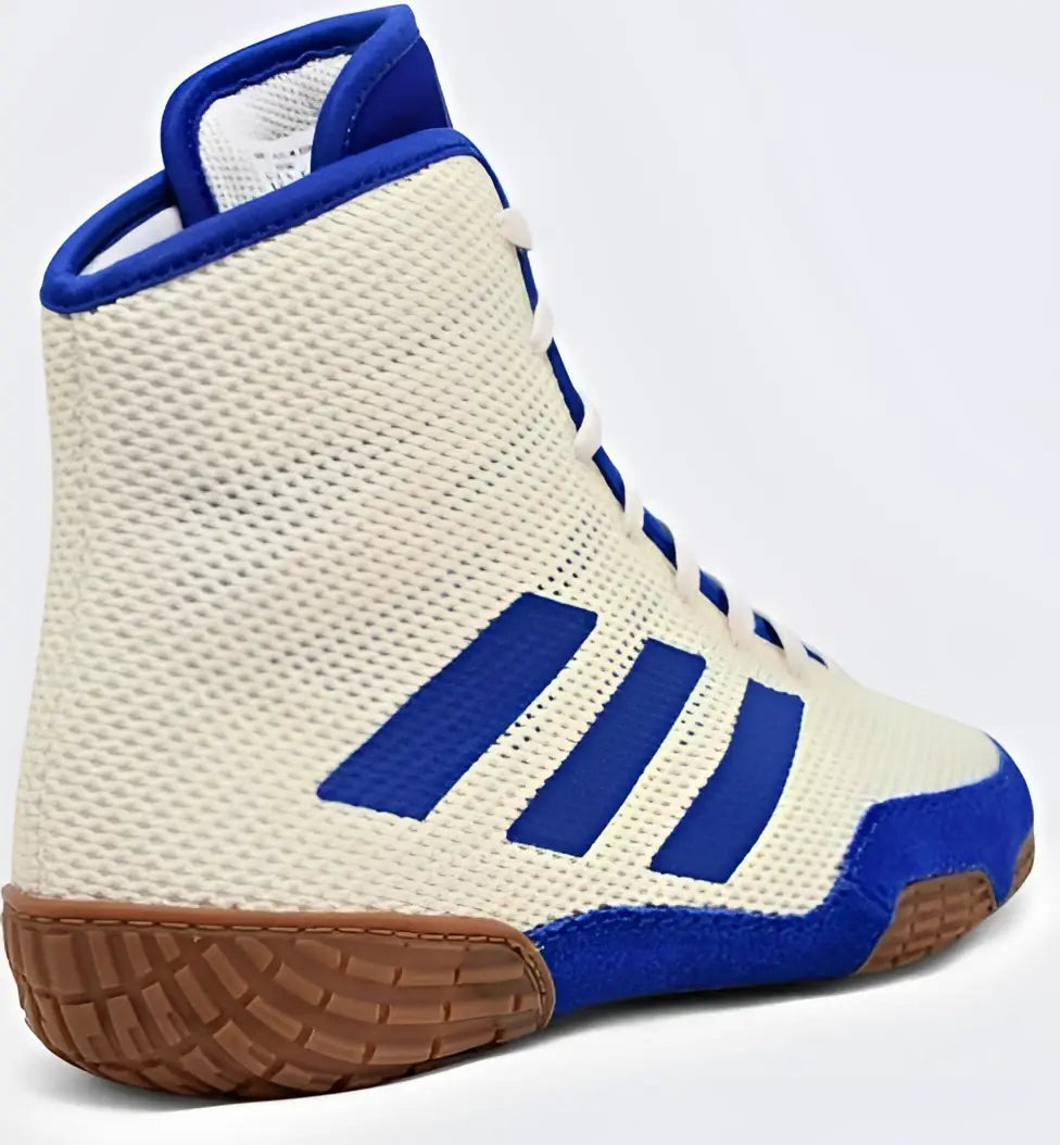 Adidas 230 Tech Fall 2.0 Wrestling Shoes - White Royal