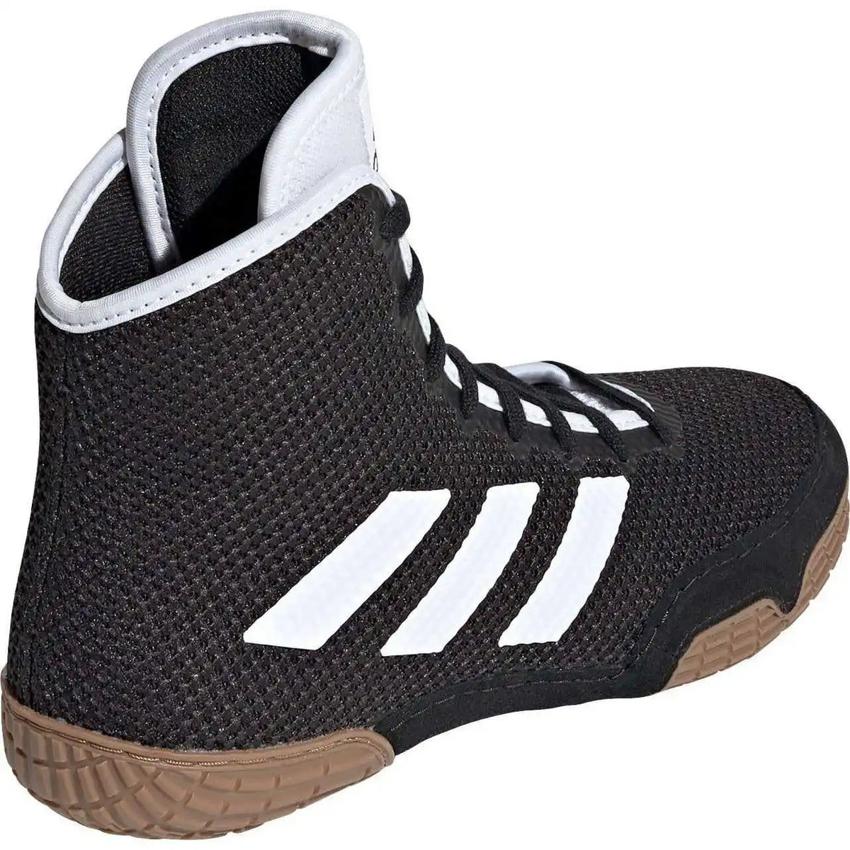 Adidas 231 Tech Fall 2.0 Youth Wrestling Shoes - White Black