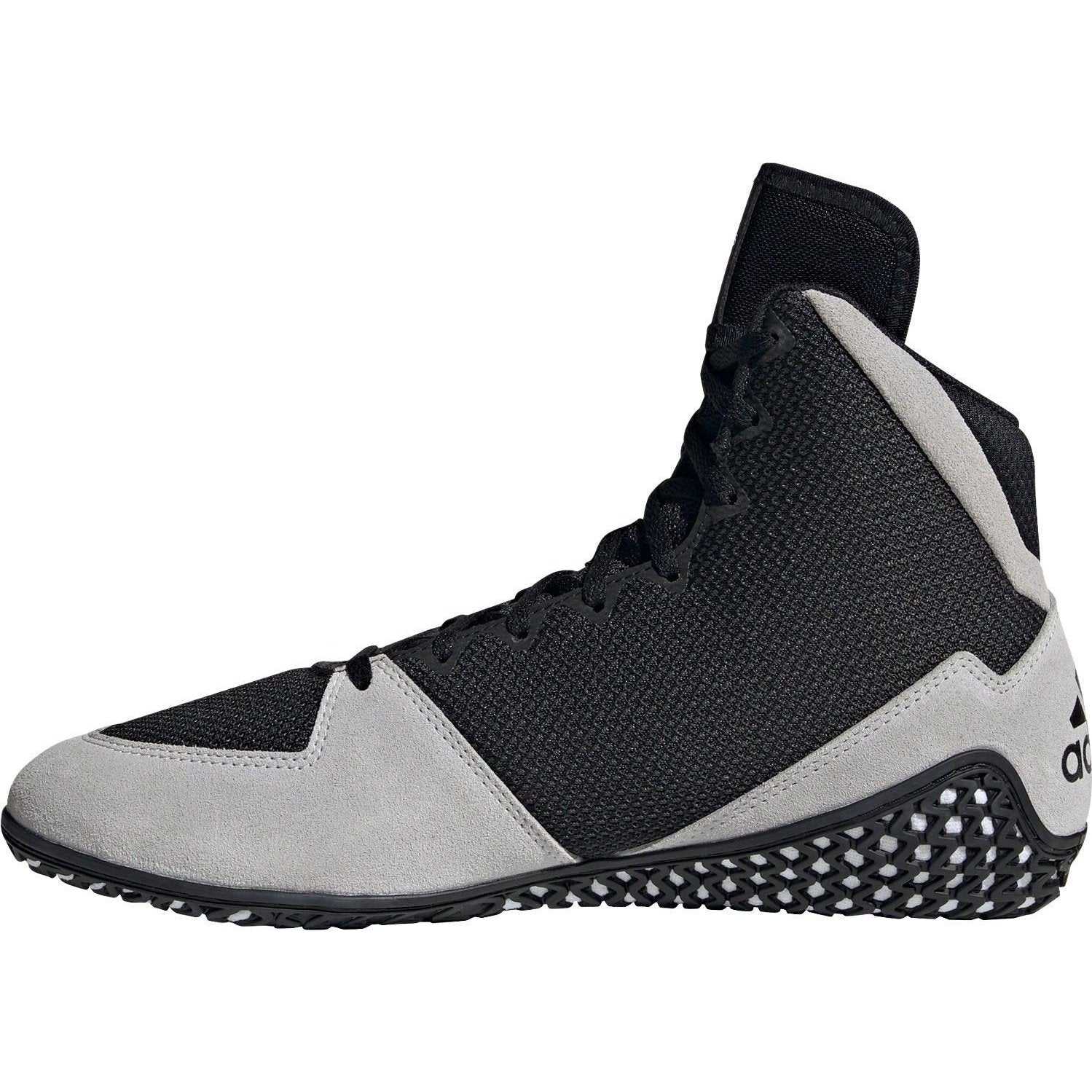 Adidas 232 Mat Wizard 5 Wrestling Shoes - Black Gray White