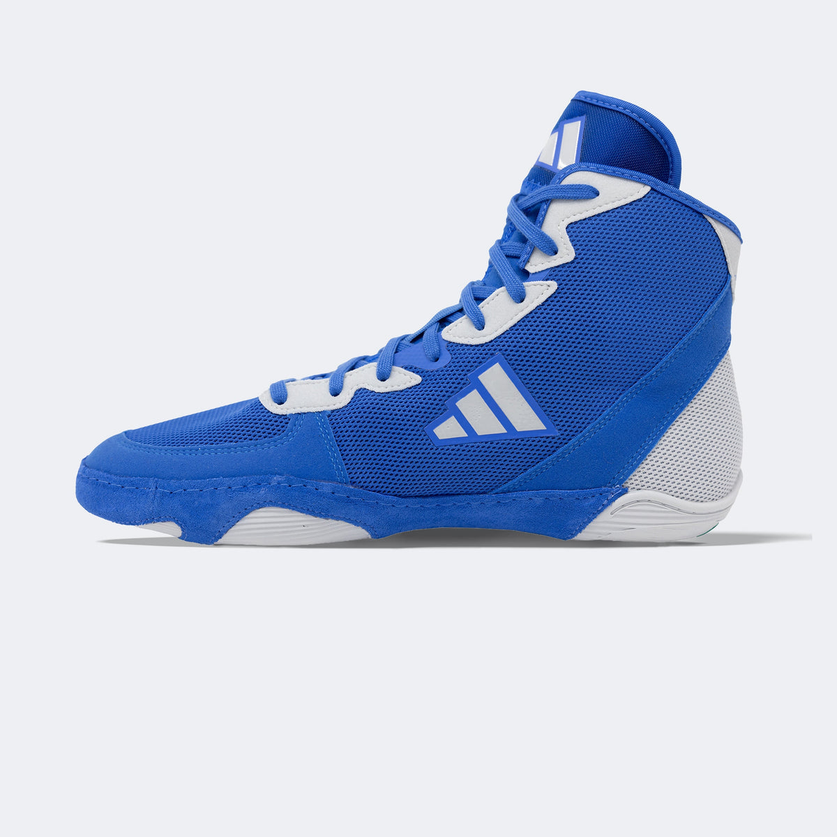Adidas 233 Adizero Wrestling Shoes - Bright Royal Light Grey