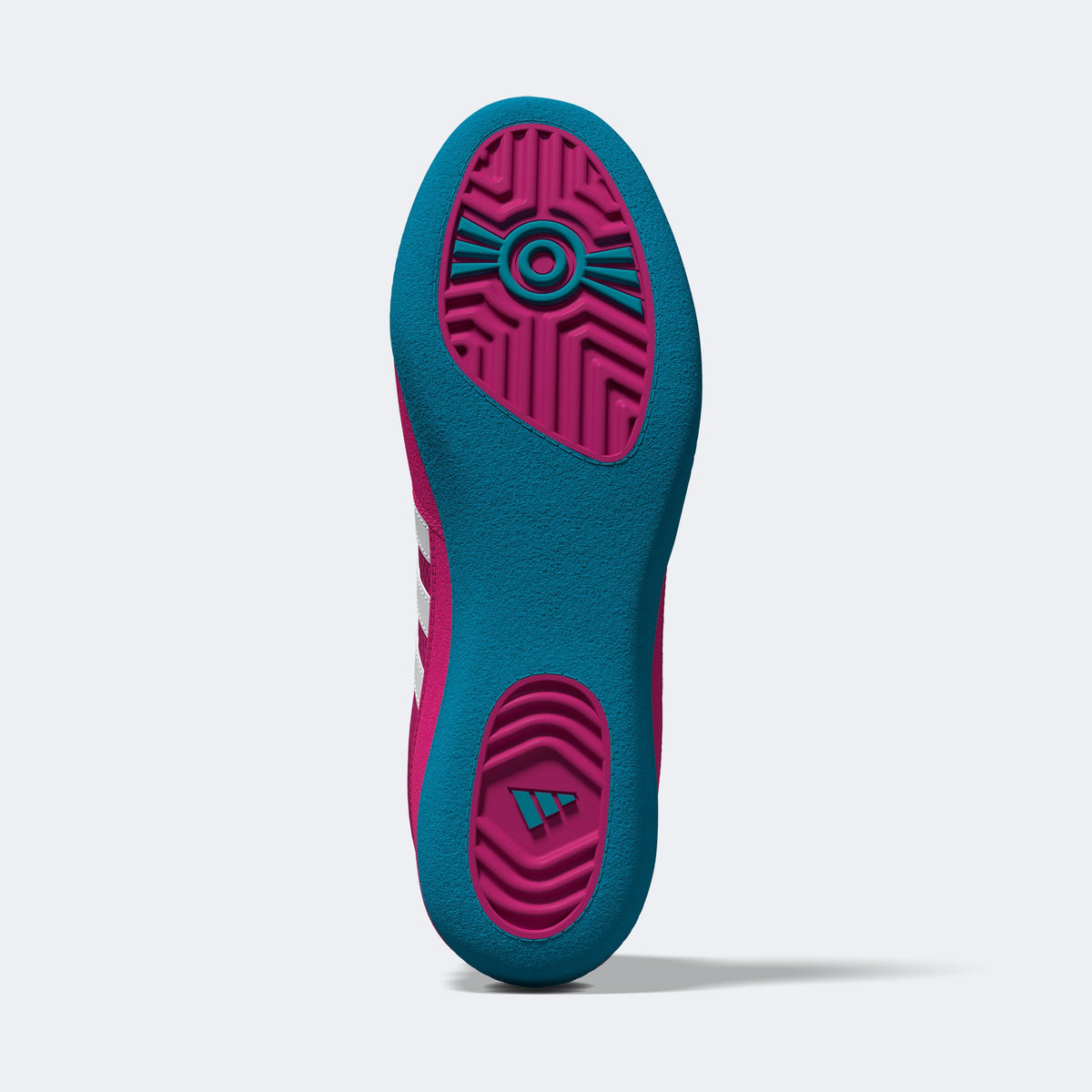 Adidas 234 Combat Speed 4 Wrestling Shoes - Pink White Cyan