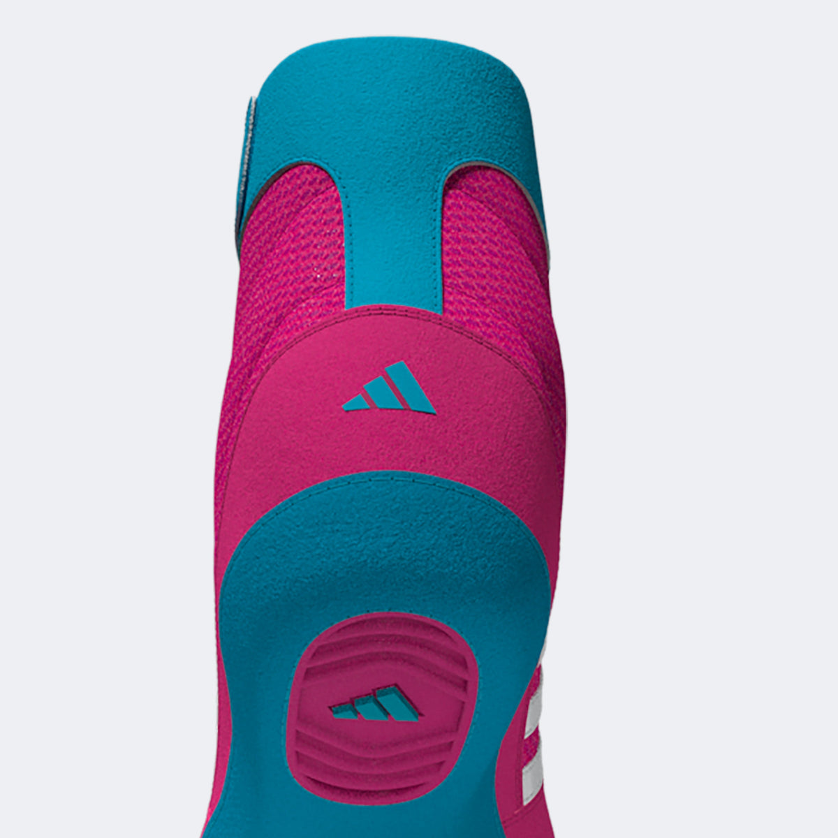 Adidas 234 Combat Speed 4 Wrestling Shoes - Pink White Cyan