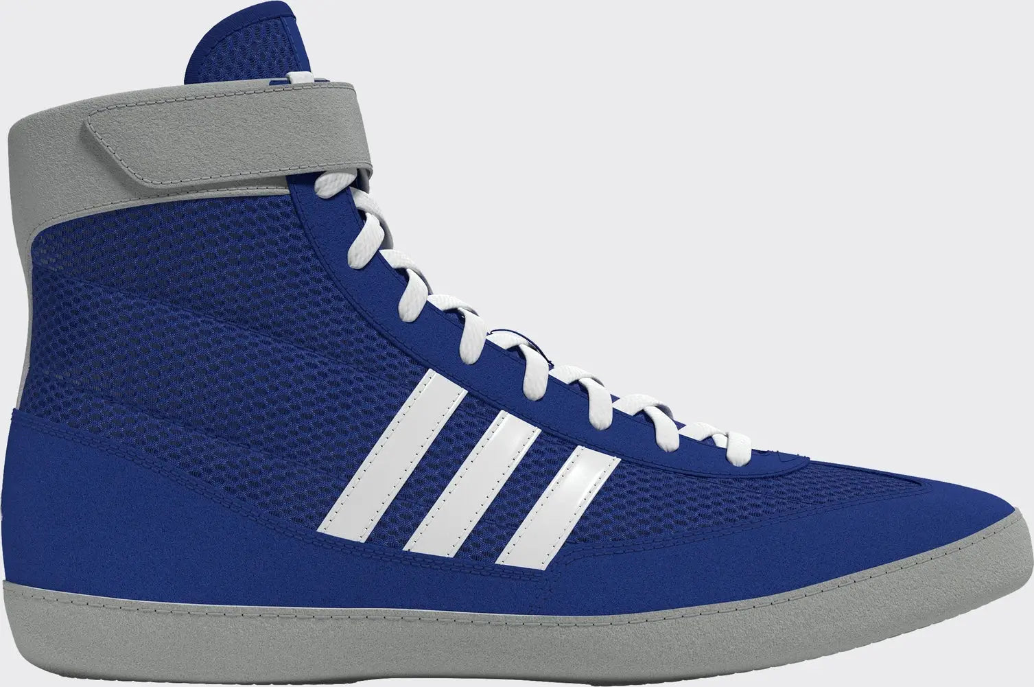 Adidas 234 Combat Speed 4 Wrestling Shoes - Royal White Grey