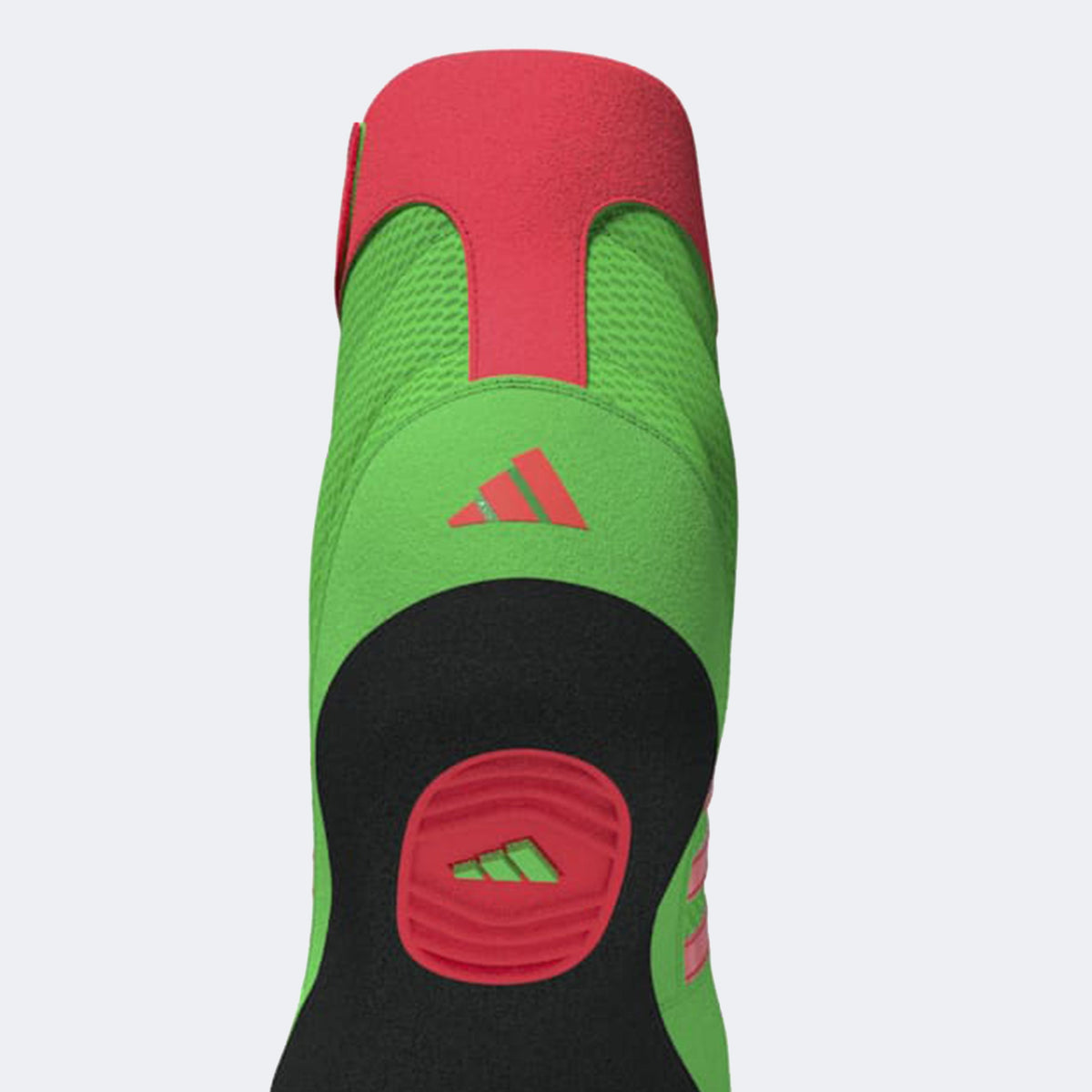 Adidas 234 Combat Speed 4 Wrestling Shoes - Screaming Green Pink Black