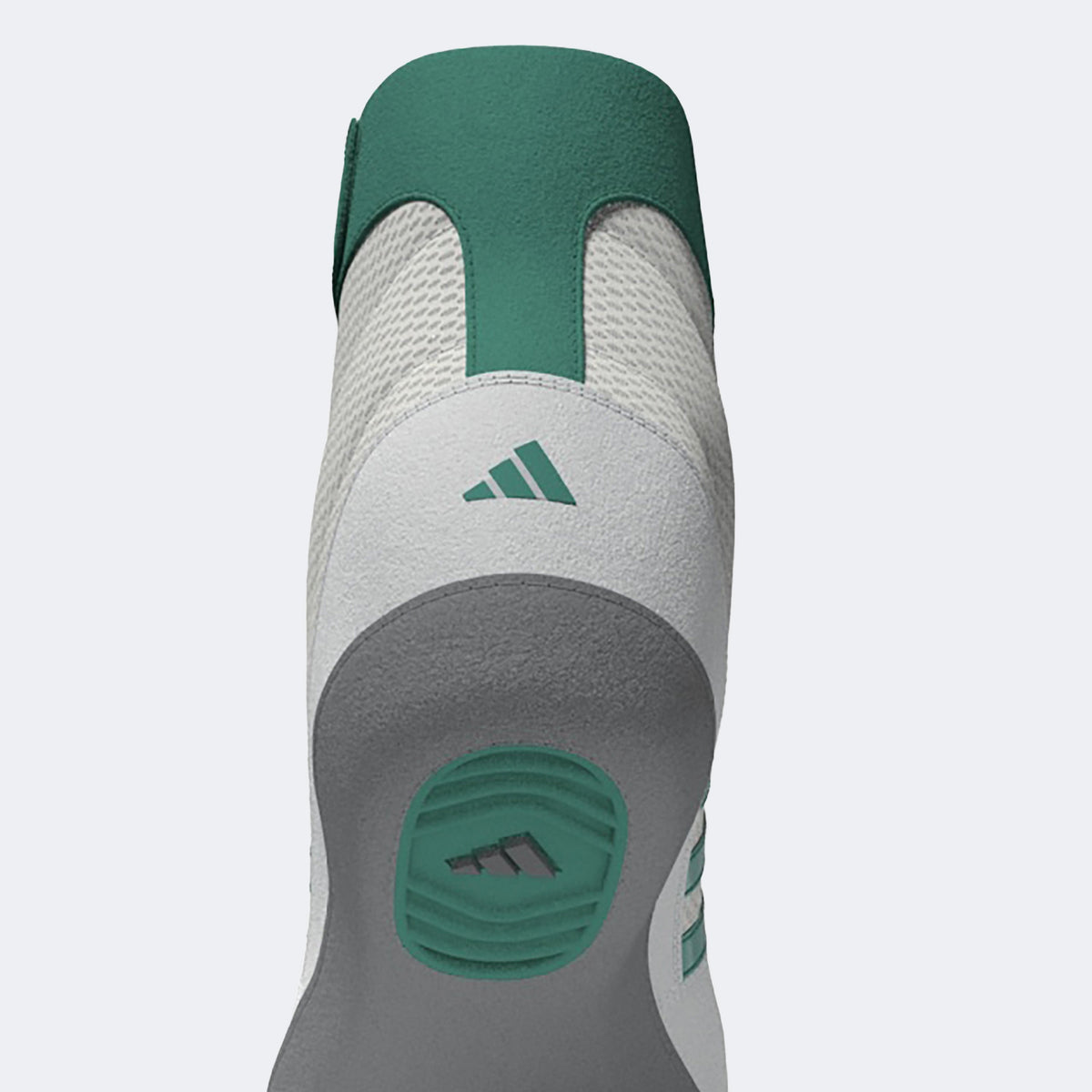 Adidas 234 Combat Speed 4 Wrestling Shoes - White Teal Grey