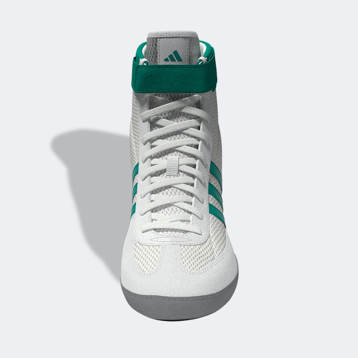 Adidas 234 Combat Speed 4 Wrestling Shoes - White Teal Grey