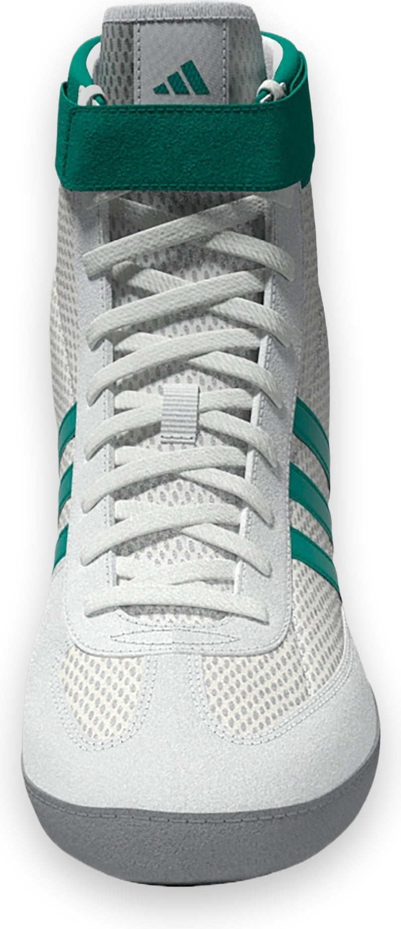 Adidas 234 Combat Speed 4 Wrestling Shoes - White Teal Grey