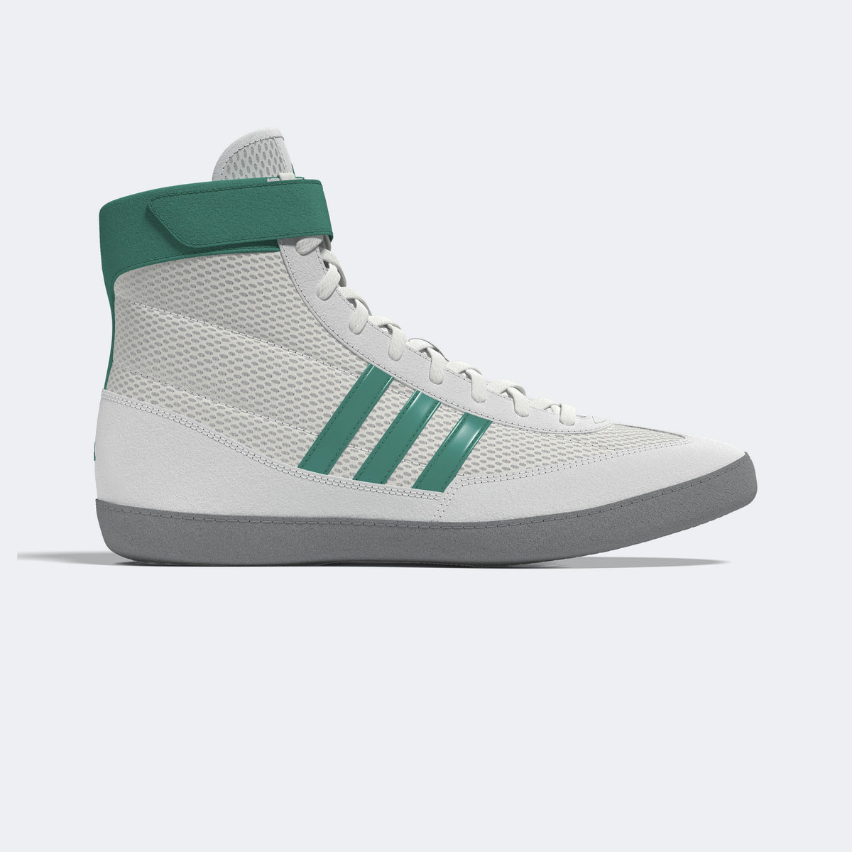 Adidas 234 Combat Speed 4 Wrestling Shoes - White Teal Grey