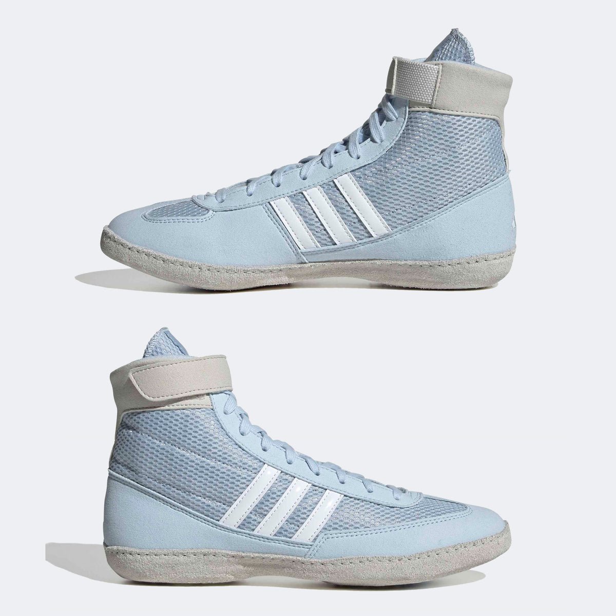 Adidas 235 Women’s Combat Speed 4 Wrestling Shoes - Sky White Grey