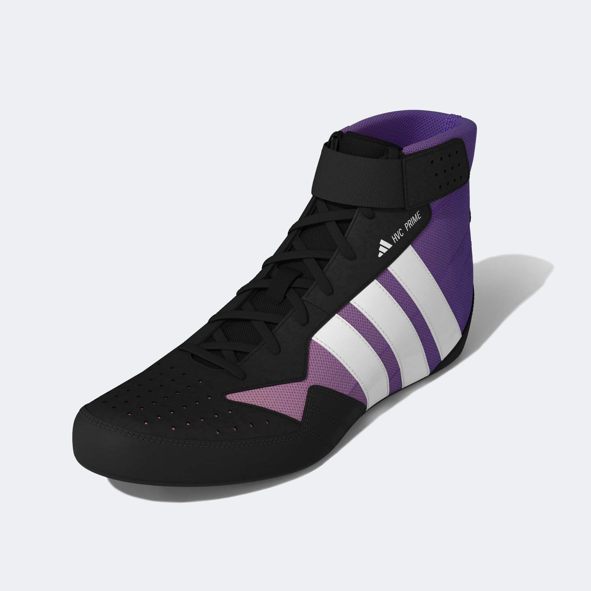 Adidas 238 Hvc Prime Wrestling Shoes - Black White Purple