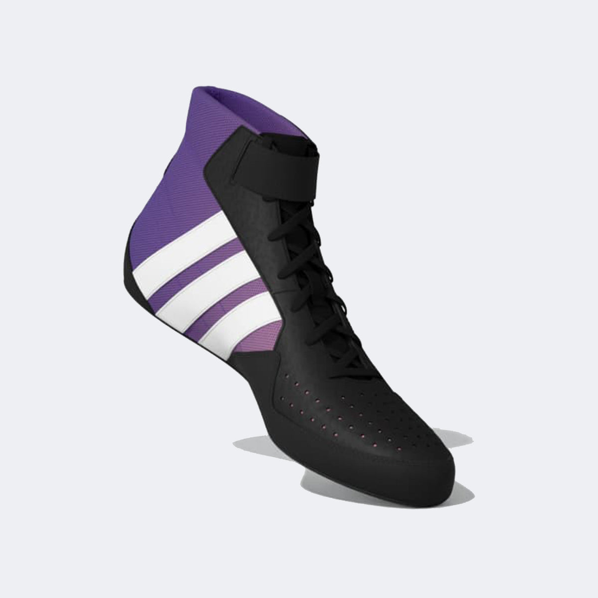 Adidas 238 Hvc Prime Wrestling Shoes - Black White Purple