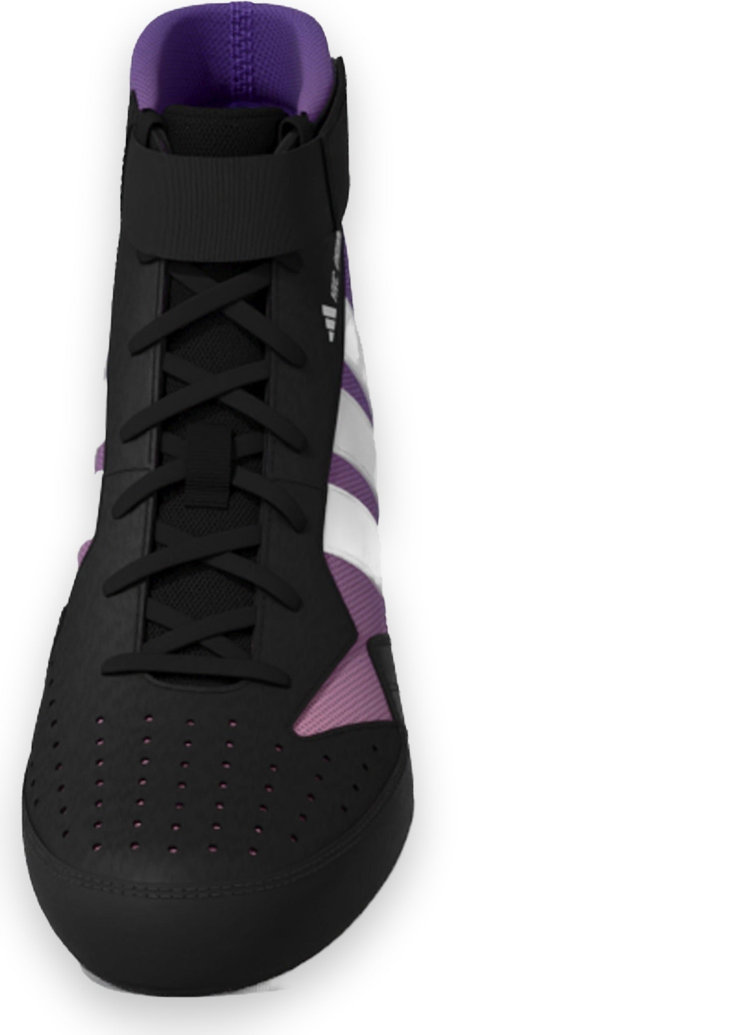 Adidas 238 Hvc Prime Wrestling Shoes - Black White Purple