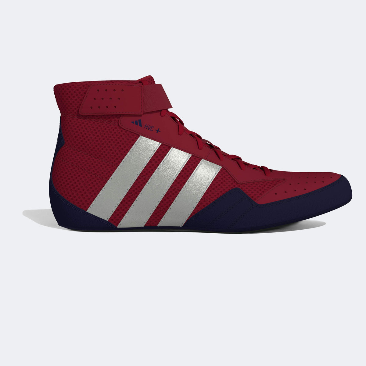 Adidas 239 Hvc Plus Wrestling Shoes - Red Silver Navy