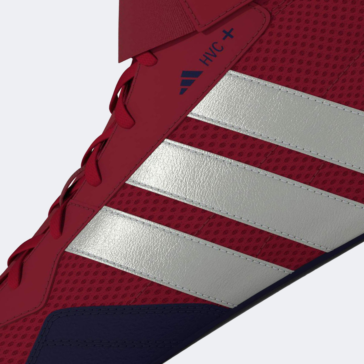 Adidas 239 Hvc Plus Wrestling Shoes - Red Silver Navy