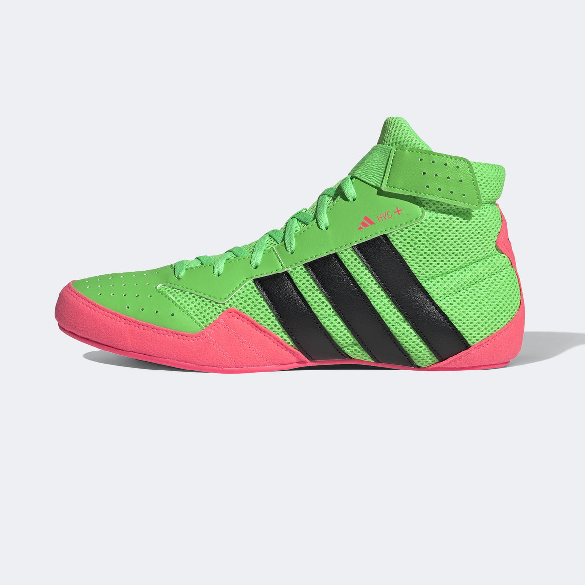 Adidas 239 Hvc Plus Wrestling Shoes - Screaming Green Black Pink
