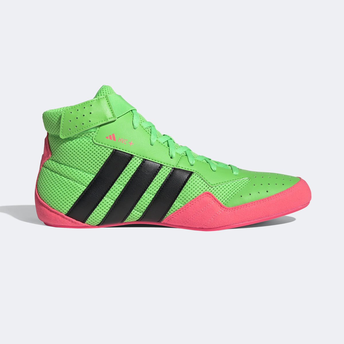 Adidas 239 Hvc Plus Wrestling Shoes - Screaming Green Black Pink