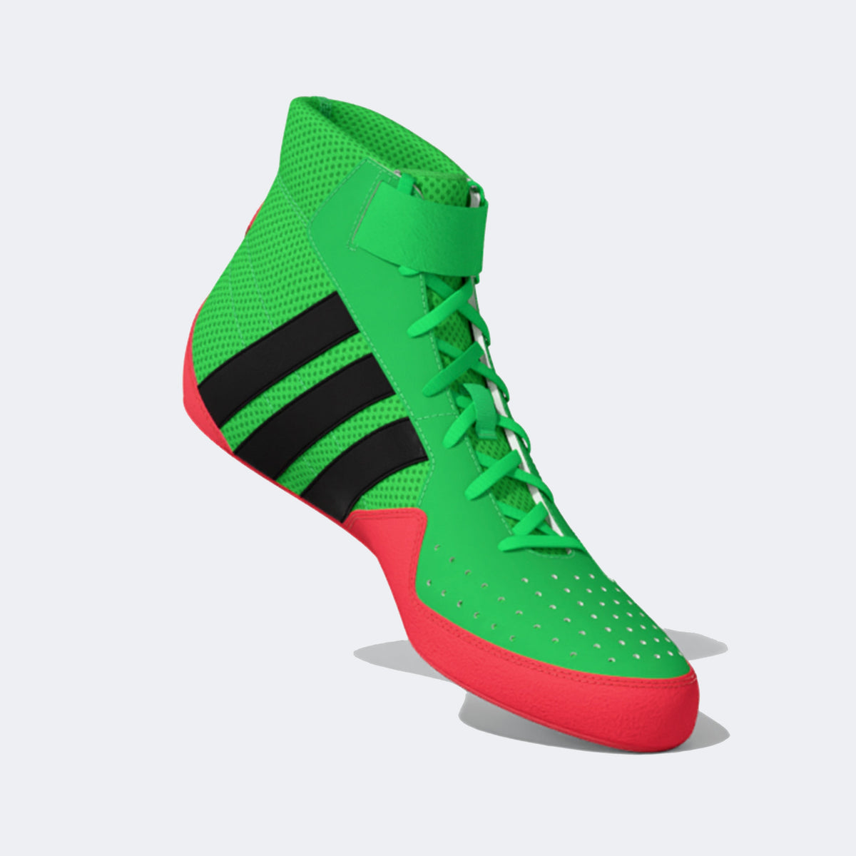 Adidas 239 Hvc Plus Wrestling Shoes - Screaming Green Black Pink