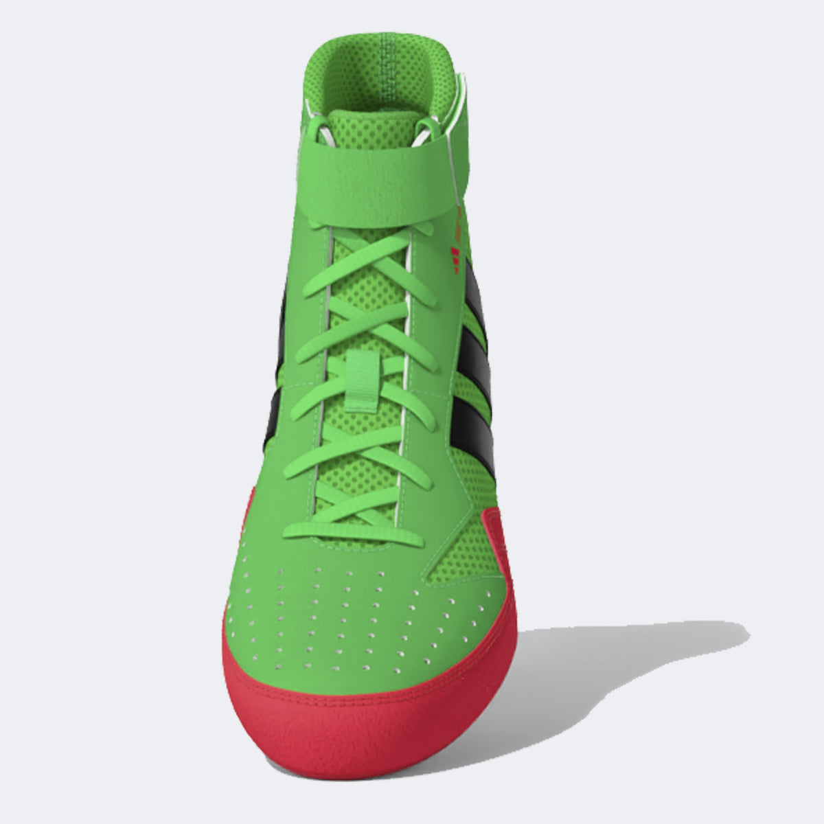 Adidas 239 Hvc Plus Wrestling Shoes - Screaming Green Black Pink