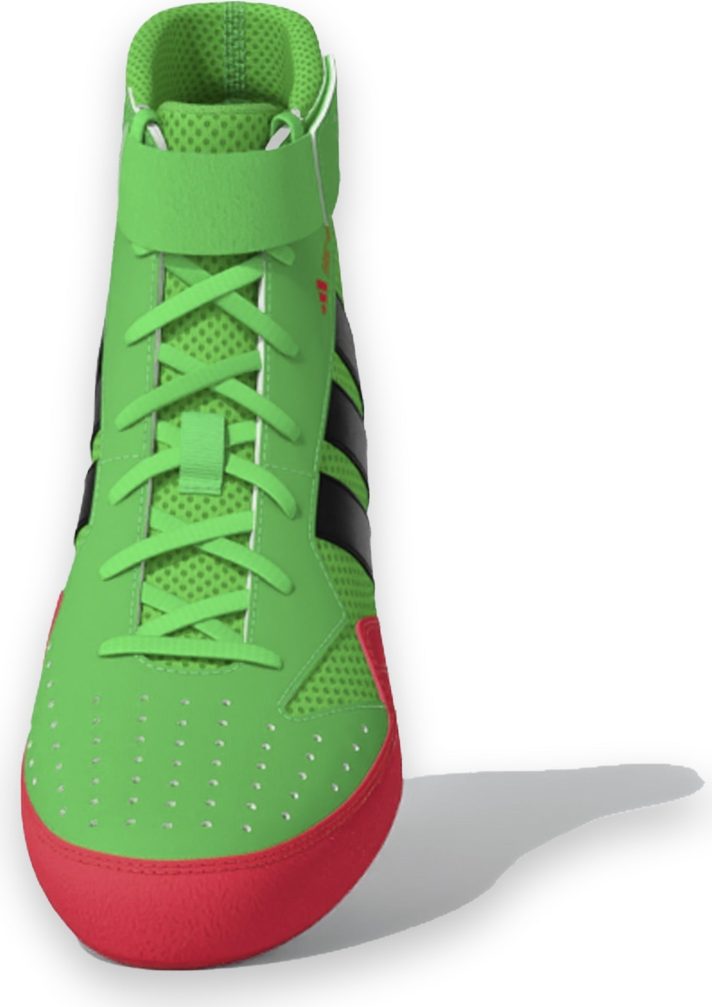 Adidas 239 Hvc Plus Wrestling Shoes - Screaming Green Black Pink