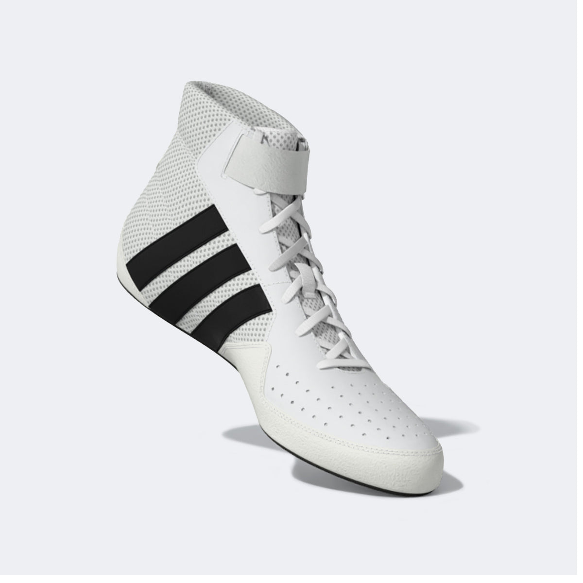 Adidas 239 Hvc Plus Wrestling Shoes - White Black