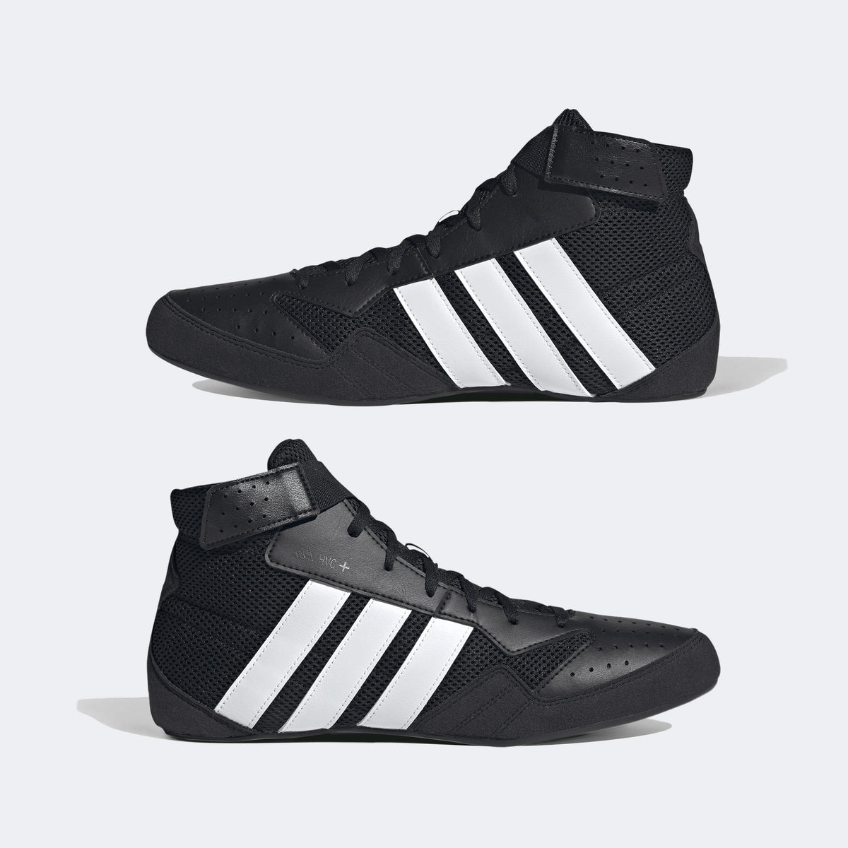 Adidas 240 Hvc Plus Youth Wrestling Shoes - Black White
